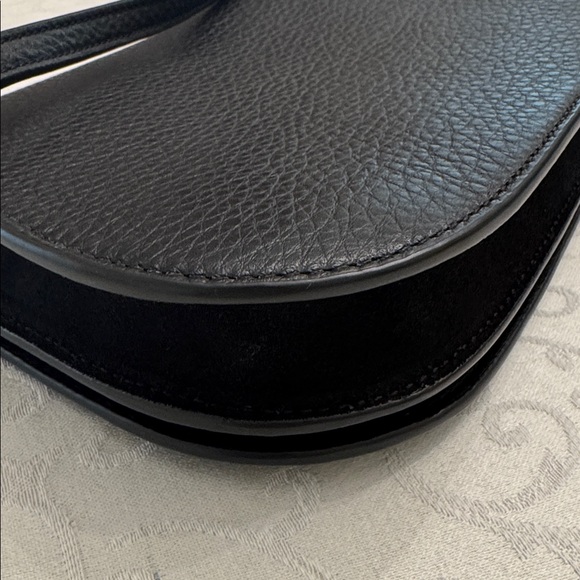 Tory Burch Miller Pebbled Leather Convertible Shoulder Bag / Clutch - Picture 12 of 14